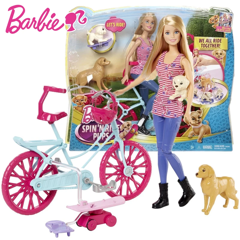 Original Barbie Bicycle Riding With Kit Dog Doll Playset Toys Play House Toys for Girl Gift CLD94
Original Barbie Bicycle Riding With Kit Dog Doll Playset Toys Play House Toys for Girl Gift CLD94