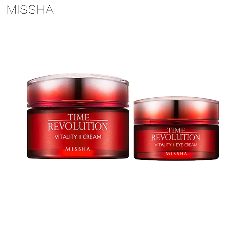 

Крем для кожи вокруг глаз MISSHA Time Revolution, 50 г + 25 г, увлажняющий отбеливающий укрепляющий крем для лица, корейская косметика