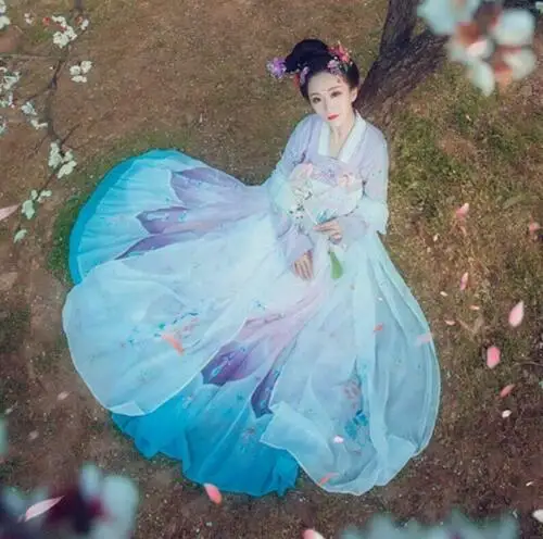 Chinese Retro Womens Hanfu Cosplay Long Sleeve Dress Stage Costume Tang Suit Hot Dance Birthday Party Dress Girls Hanfu Dress
Chinese Retro Womens Hanfu Cosplay Long Sleeve Dress Stage Costume Tang Suit Hot Dance Birthday Party Dress Girls Hanfu Dress