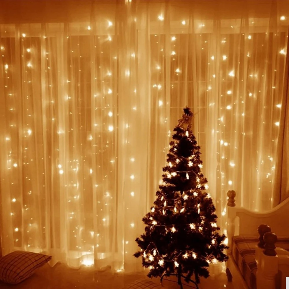 2/3/6m Remote LED Curtain Fairy Lights String Christmas Led Patio Party Wedding Window Decor Outdoor String Lights for New Year
2/3/6m Remote LED Curtain Fairy Lights String Christmas Led Patio Party Wedding Window Decor Outdoor String Lights for New Year