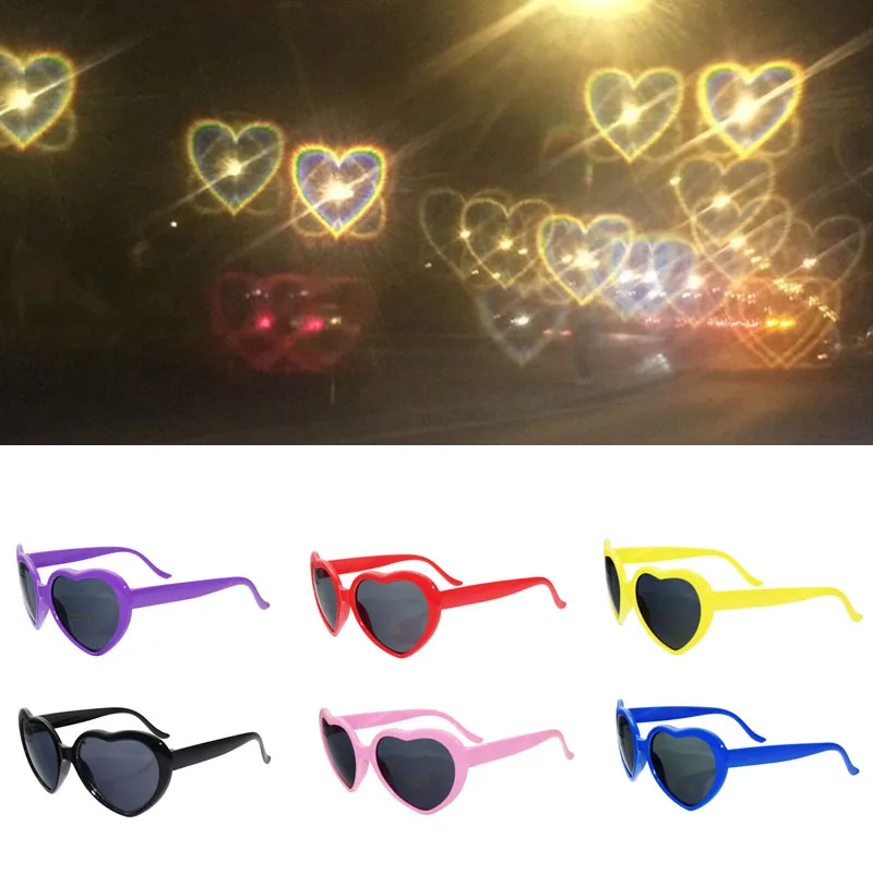 Love Heart Shaped Effects Glasses Watch The Lights Change to Heart Shape At Night PC Frame Romantic Glasses For Women Girls
Love Heart Shaped Effects Glasses Watch The Lights Change to Heart Shape At Night PC Frame Romantic Glasses For Women Girls