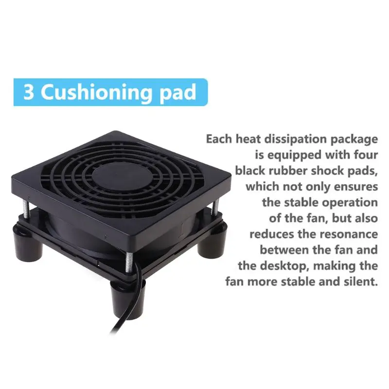 W3JD 9cm/12cm Cooling Fan DC 5V USB Power Supply Quiet Fan for Router TV Set-Top Box Radiator Cooler DIY Repair Parts
W3JD 9cm/12cm Cooling Fan DC 5V USB Power Supply Quiet Fan for Router TV Set-Top Box Radiator Cooler DIY Repair Parts