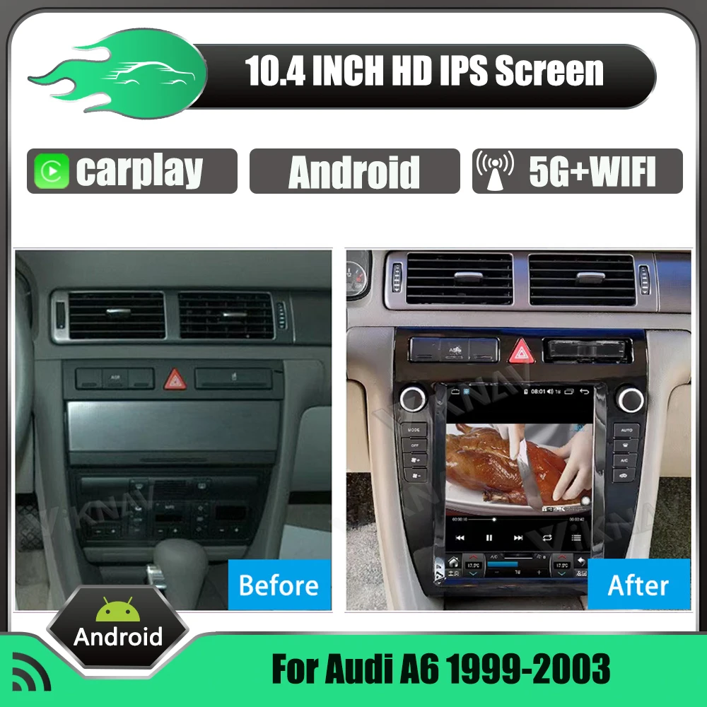 Автомобильный мультимедийный DVD стерео радиоплеер Android для AUDI A6 1999-2003 GPS навигация Carplay автомобильный сенсорный экран головное устройство
Автомобильный мультимедийный DVD стерео радиоплеер Android для AUDI A6 1999-2003 GPS навигация Carplay автомобильный сенсорный экран головное устройство