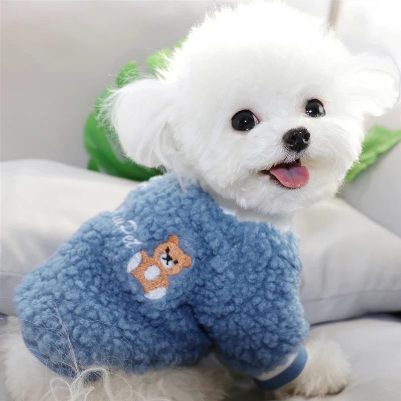 Pet Warm Clothes Teddy Cartoon Bear Sweater Snow Pet Cat Fall/winter Pullover Cold Dog Clothes Fashion Pet Dog Two-legged Clothe
Pet Warm Clothes Teddy Cartoon Bear Sweater Snow Pet Cat Fall/winter Pullover Cold Dog Clothes Fashion Pet Dog Two-legged Clothe