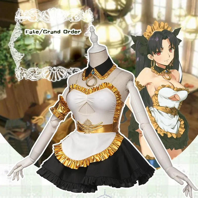 UWOWO Fate/Grand Order FGO Ishtar, костюм для косплея, костюм горничной, платье на Хэллоуин, костюм для женщин
UWOWO Fate/Grand Order FGO Ishtar, костюм для косплея, костюм горничной, платье на Хэллоуин, костюм для женщин