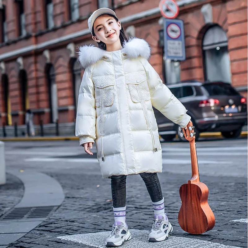 -30 Degrees Warm Long Girls Down Jacket Children Winter Snowsuit Coats Real fur Collar Parkas Kids Clothes TZ976
-30 Degrees Warm Long Girls Down Jacket Children Winter Snowsuit Coats Real fur Collar Parkas Kids Clothes TZ976