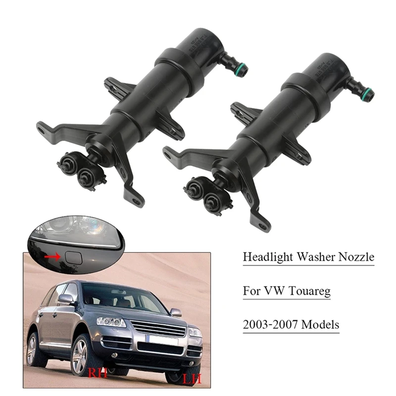 Car Front Headlight Washer Nozzle for Touareg 2002 2003 2004 2005 2006 7L6955978 7L6807751A 7L6807752A
Car Front Headlight Washer Nozzle for Touareg 2002 2003 2004 2005 2006 7L6955978 7L6807751A 7L6807752A