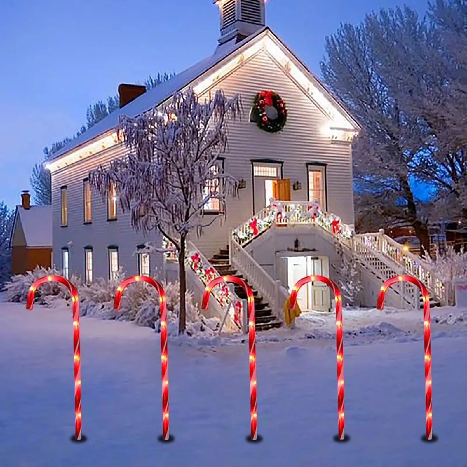 Christmas Solar Candy Cane Lights Waterproof Solar Powered Stake Lights Landscape Decorative Lights for Garden Patio Backyard
Christmas Solar Candy Cane Lights Waterproof Solar Powered Stake Lights Landscape Decorative Lights for Garden Patio Backyard