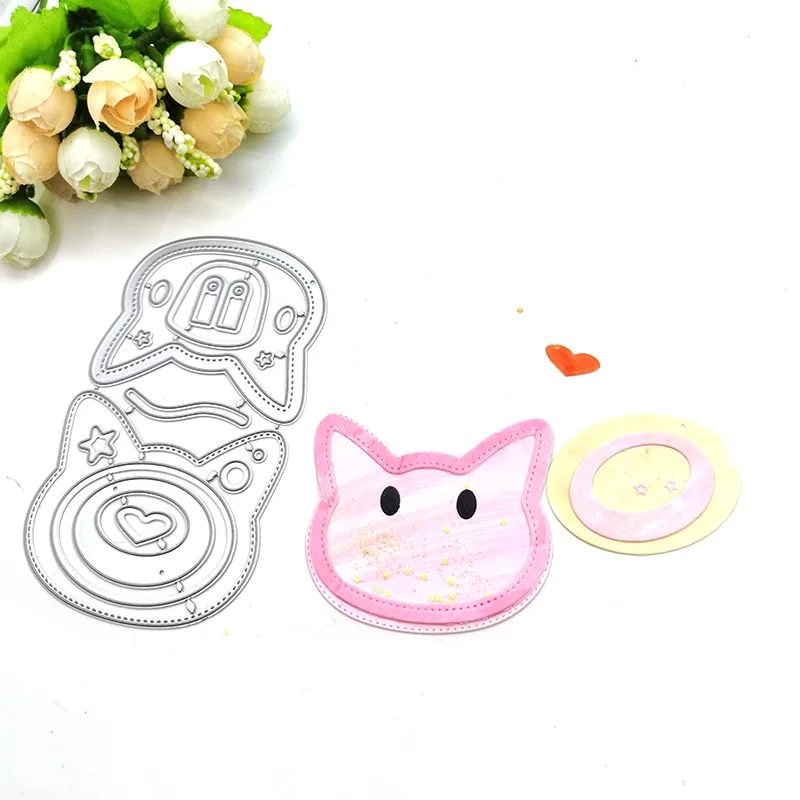 Julyarts New Cute Animal Cats Head Cutting Dies New Dies 2020 For Scrapbooking album Decorative Embossing Craft Cut Paper Cards
Julyarts New Cute Animal Cats Head Cutting Dies New Dies 2020 For Scrapbooking album Decorative Embossing Craft Cut Paper Cards