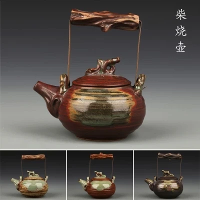 Firewood Coarse Ceramic Teapot Lifting Beam Large Pot Japanese Zen Tea Set Teapot Kungfu Black Tea Tie Guan Yin Teaware Gift 
Firewood Coarse Ceramic Teapot Lifting Beam Large Pot Japanese Zen Tea Set Teapot Kungfu Black Tea Tie Guan Yin Teaware Gift