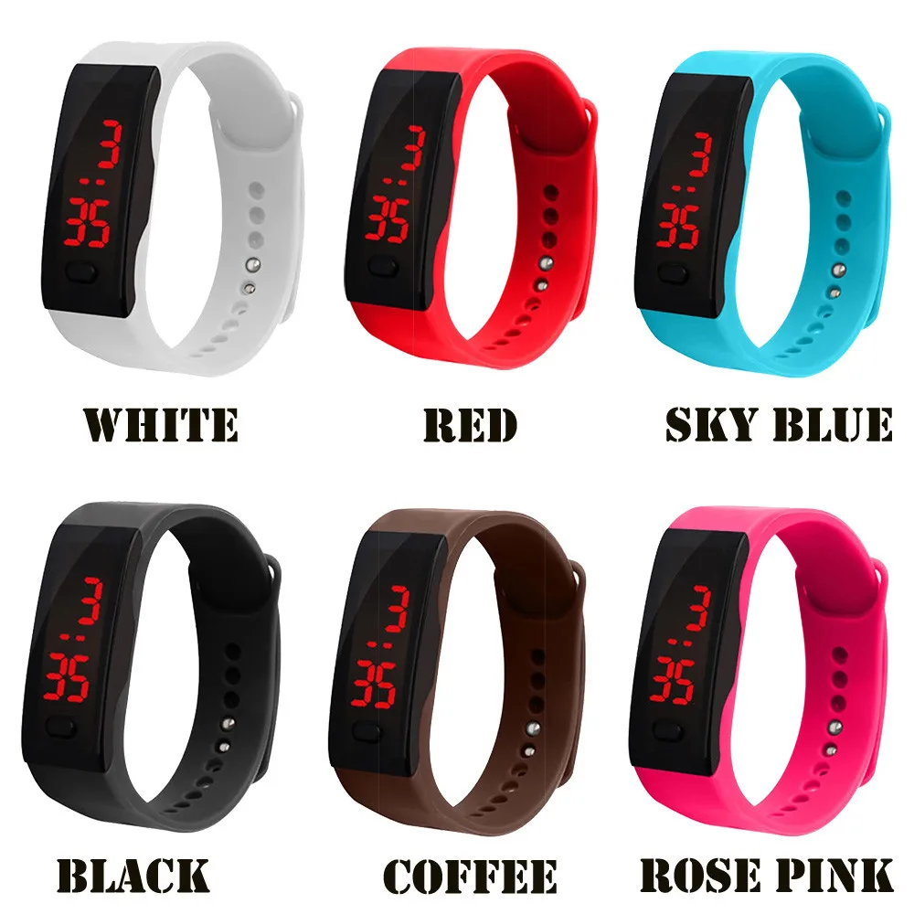 LED Digital Electronic Display Sport Watch Children Students Silica Gel Band Strap Wristwatch Simple Design relogio montre fille
LED Digital Electronic Display Sport Watch Children Students Silica Gel Band Strap Wristwatch Simple Design relogio montre fille