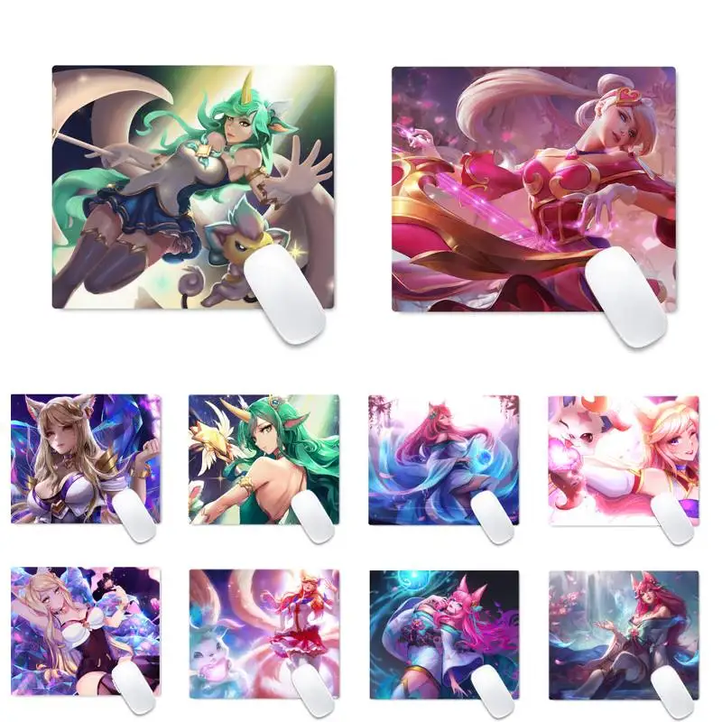 Прочный резиновый коврик для мыши Star Guardian Ahri брызговик, Нескользящая подушка, квадратная толщина 2 мм 
Прочный резиновый коврик для мыши Star Guardian Ahri брызговик, Нескользящая подушка, квадратная толщина 2 мм