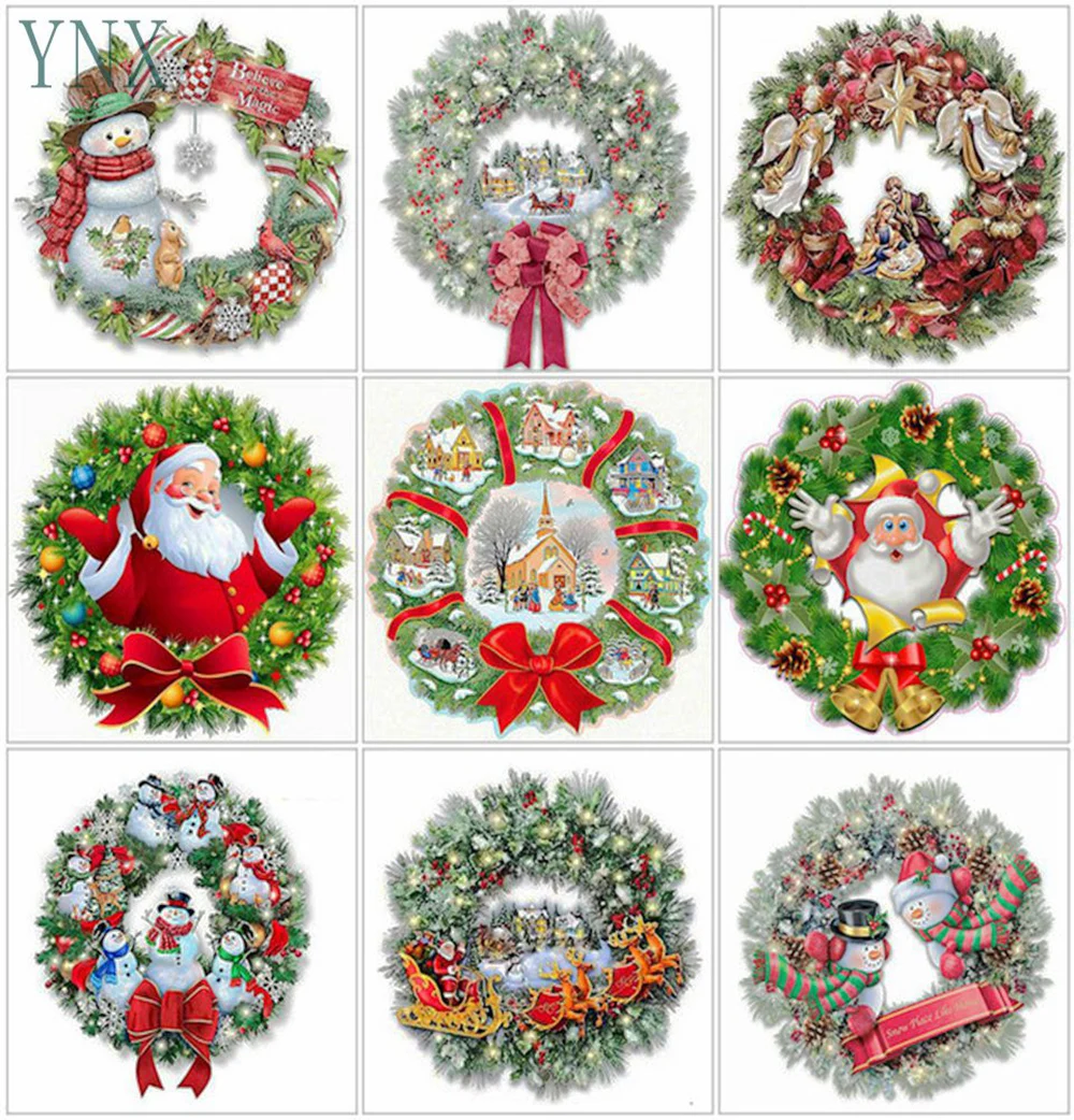 YNX 5D DIY Cross Stitch Santa Claus/Snowman/Embroidery Art Handmade Diamond Painting Children's Room Decoration Hanging Picture
YNX 5D DIY Cross Stitch Santa Claus/Snowman/Embroidery Art Handmade Diamond Painting Children's Room Decoration Hanging Picture
