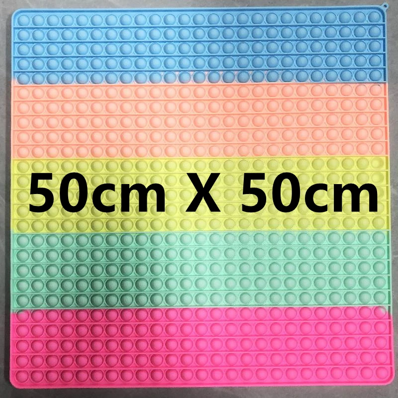 Big Size 50/30cm Hot Fidget Toys Children Adult Stress Relief Toy Antistress Soft Squishy Anti-stress Push Bubble Gift Square
Big Size 50/30cm Hot Fidget Toys Children Adult Stress Relief Toy Antistress Soft Squishy Anti-stress Push Bubble Gift Square