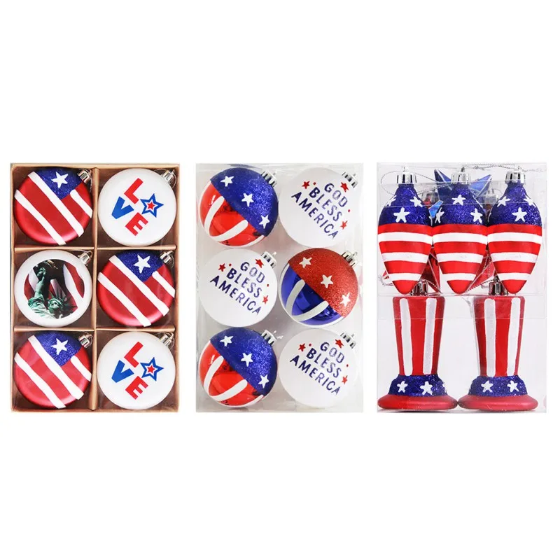 American Flag Decorations Independence Day Christmas Balls American Election Products Decorations Round Cakes Stars Striped Ball
American Flag Decorations Independence Day Christmas Balls American Election Products Decorations Round Cakes Stars Striped Ball