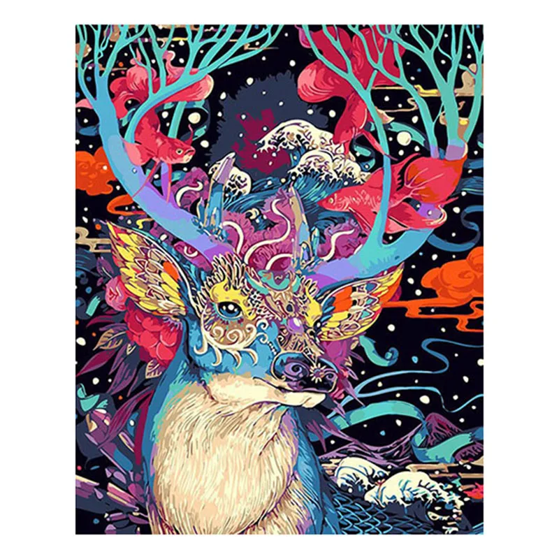 DIY full diamond diamond painting diamond embroidery ice silk elk animal mosaic Christmas furniture Christmas gift painting 
DIY full diamond diamond painting diamond embroidery ice silk elk animal mosaic Christmas furniture Christmas gift painting