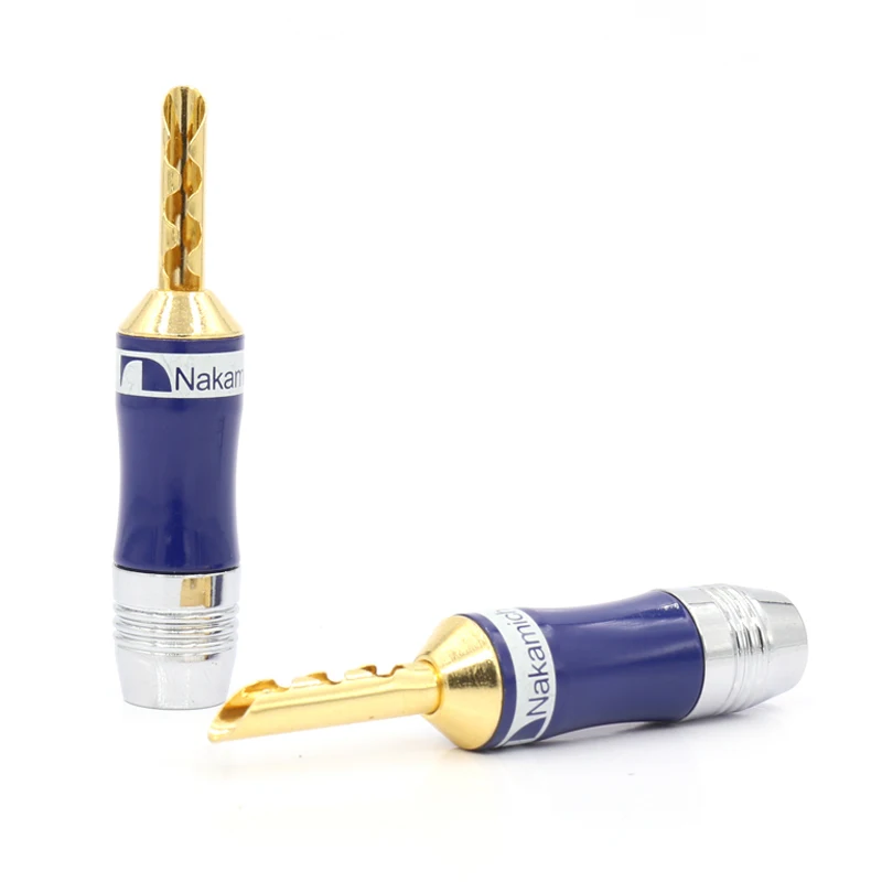 Nakamichi Brass With 24K Gold Plated BFA Banana Plug BA1443 for Loundspeaker Cable Plug DIY HIFI Audiophile
Nakamichi Brass With 24K Gold Plated BFA Banana Plug BA1443 for Loundspeaker Cable Plug DIY HIFI Audiophile