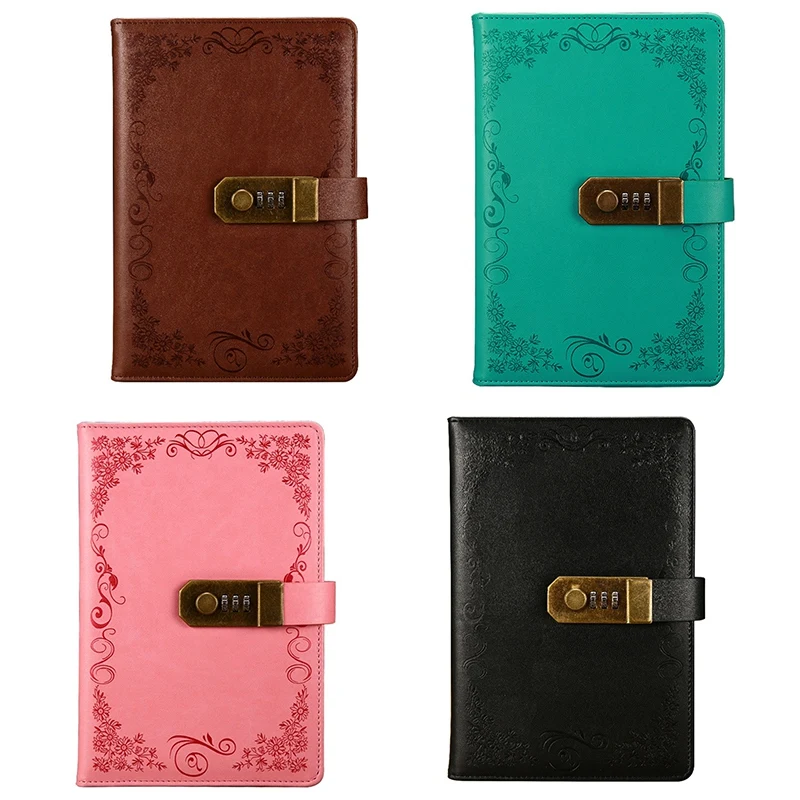 Diary with Lock Notebook A5 Vintage Lockable Paper PU Leather Note Book Traveler Journal Weekly Planner School Stationery Gift
Diary with Lock Notebook A5 Vintage Lockable Paper PU Leather Note Book Traveler Journal Weekly Planner School Stationery Gift
