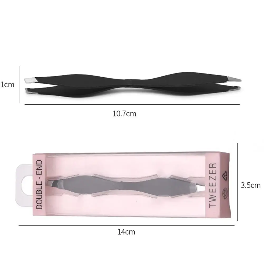 1Pcs Double Ends Eyebrow Tweezers Anti-Static Eyelash Black Rose Curl Dropshipping Makeup Tools Extension Lift Beauty N8U4
1Pcs Double Ends Eyebrow Tweezers Anti-Static Eyelash Black Rose Curl Dropshipping Makeup Tools Extension Lift Beauty N8U4
