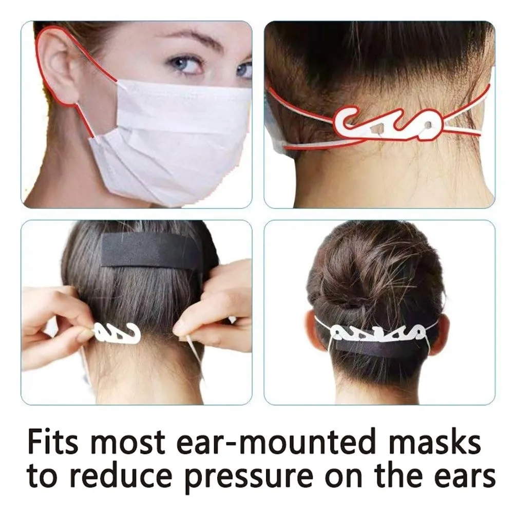 Adjustable Anti-slip Mask Ear Grips Extension Hook Retainer For Mouth Face-mas Friendly Skin Mask Adjustable For Women
Adjustable Anti-slip Mask Ear Grips Extension Hook Retainer For Mouth Face-mas Friendly Skin Mask Adjustable For Women