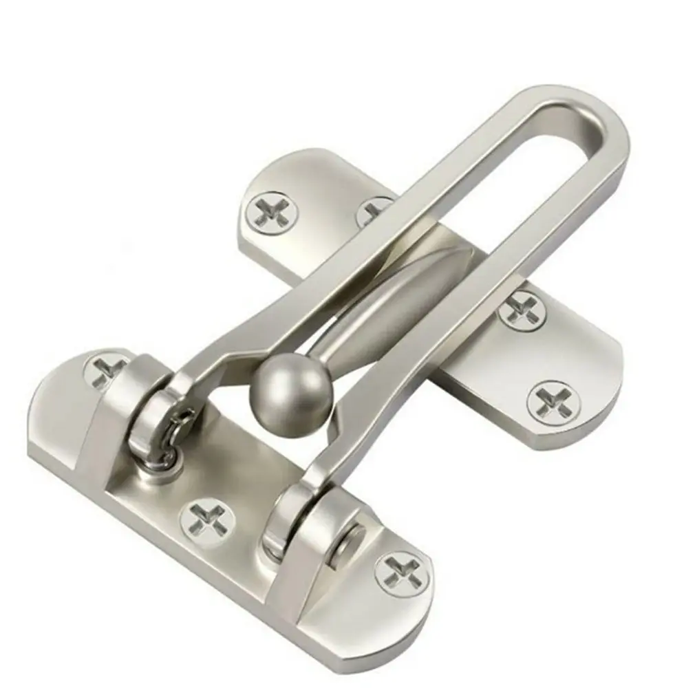 Door Security Guard Zinc Alloy Swing Bar Lock Brushed Finish Door Bolts Door Safety Chain Home Hotel Reinforced Solid Stainless
Door Security Guard Zinc Alloy Swing Bar Lock Brushed Finish Door Bolts Door Safety Chain Home Hotel Reinforced Solid Stainless