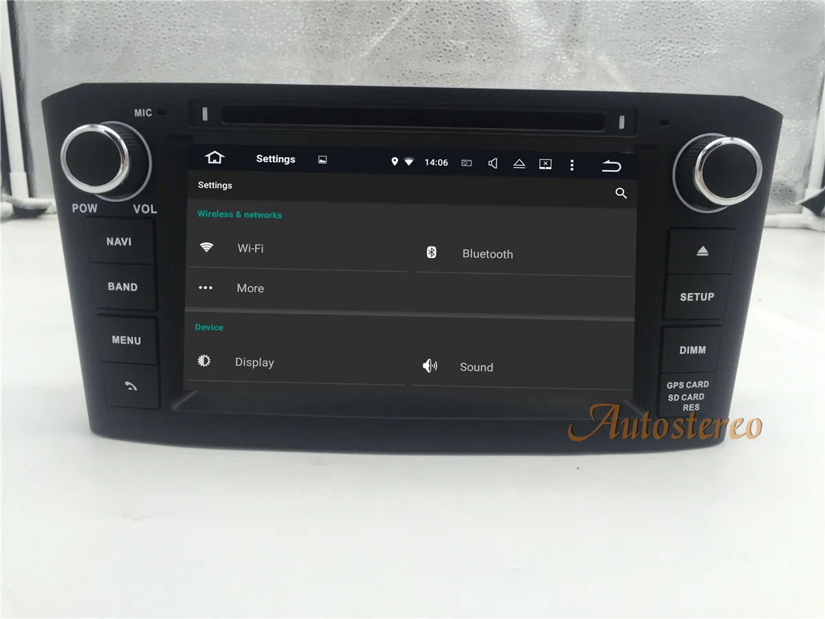 Автомобильный DVD-плеер для Toyota Avensis T25 2002-2008 черный Android 10 0 GPS-навигация