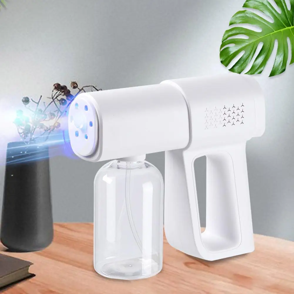 K5 Nano Spray Gun Blue Light Alcohol Disinfection Gun Sprayer Home Garden Cleaner USB Rechargeable Atomization Spray Machine
K5 Nano Spray Gun Blue Light Alcohol Disinfection Gun Sprayer Home Garden Cleaner USB Rechargeable Atomization Spray Machine