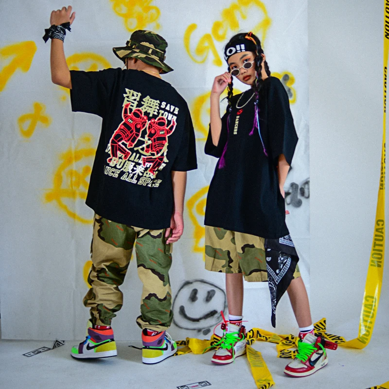 Children'S Day Hip-Hop Dance Performance Clothes Boys Short-Sleeved Costumes Girls Drum Jazz Dance Costumes Rave Clothes DQS4581
Children'S Day Hip-Hop Dance Performance Clothes Boys Short-Sleeved Costumes Girls Drum Jazz Dance Costumes Rave Clothes DQS4581