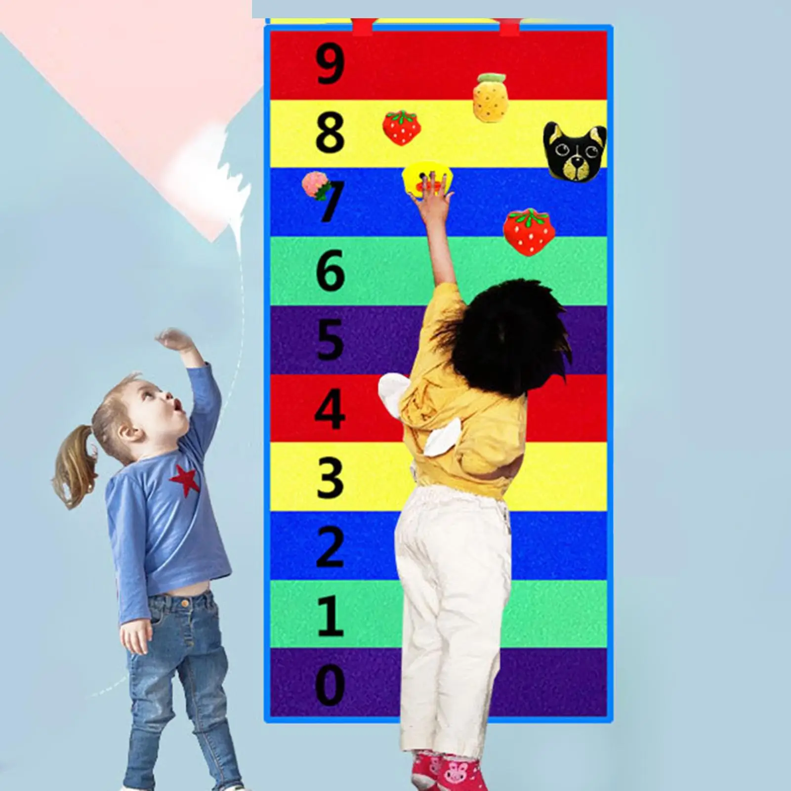 Kids Touch High Carpet Games Bounce Trainer Promote Growth Fun Sports Toy Height Ruler Indoor Outdoor Toys for Children
Kids Touch High Carpet Games Bounce Trainer Promote Growth Fun Sports Toy Height Ruler Indoor Outdoor Toys for Children