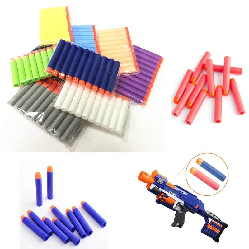 50/100Pcs 7.2cm Refill Darts Bullets For Series Blasters Children Toy Gun color Soft Bullet Foam Guns Accessories
50/100Pcs 7.2cm Refill Darts Bullets For Series Blasters Children Toy Gun color Soft Bullet Foam Guns Accessories