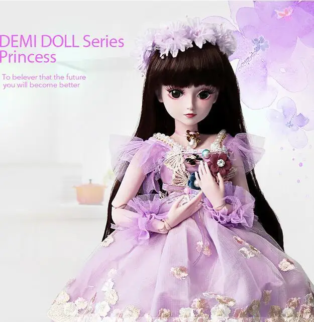 Ball Jointed Dolls 1/3 BJD Dolls Female Eyes Free Face Make Up Full Set Clothes Baby Princess Dress Doll Clothes
Ball Jointed Dolls 1/3 BJD Dolls Female Eyes Free Face Make Up Full Set Clothes Baby Princess Dress Doll Clothes