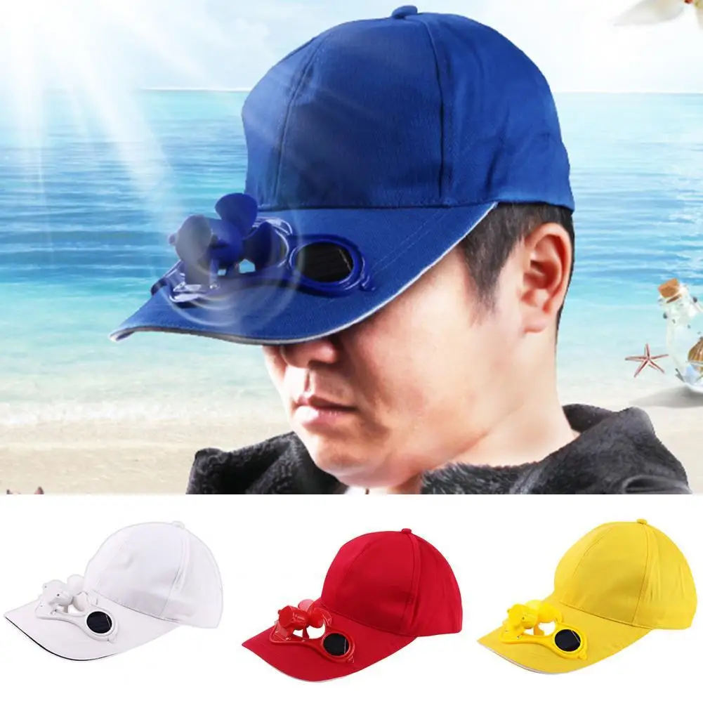 Hat Peaked Solar Powered Fan Unisex Summer Outdoor Sports Hat for Bicycling 
Hat Peaked Solar Powered Fan Unisex Summer Outdoor Sports Hat for Bicycling