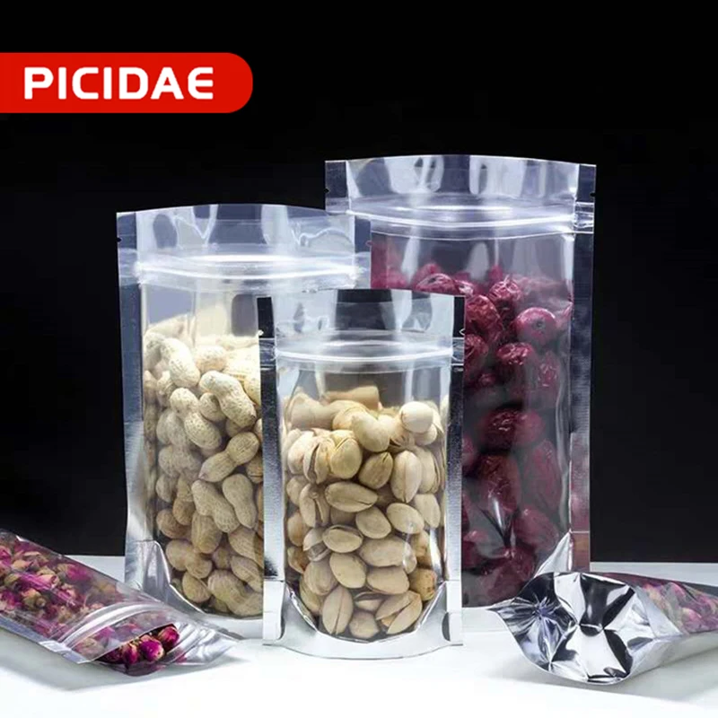 Translucent Aluminum Foil Stand-up Pouch Resealable Food Preservation Storage Bag Snack Dried Fruit Tea Coffee Bean Packaging
Translucent Aluminum Foil Stand-up Pouch Resealable Food Preservation Storage Bag Snack Dried Fruit Tea Coffee Bean Packaging