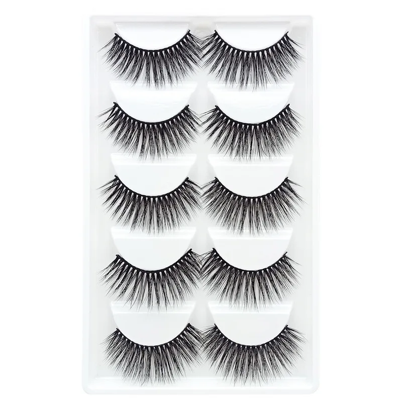 5 Pairs 3D Mink Eyelashes Natural Look False Eyelashes Wispies Long Extension Makeup Thick Fake Eyelashes Soft Reusable Lashes
5 Pairs 3D Mink Eyelashes Natural Look False Eyelashes Wispies Long Extension Makeup Thick Fake Eyelashes Soft Reusable Lashes