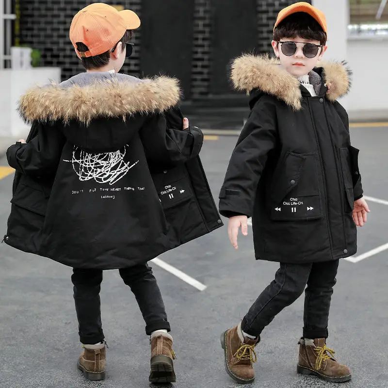 Winter Jacket For Boys 2022 Children Snowsuits Plus Velvet Warm Hooded Outerwear Coat Teen Boy Thick Black Green Parkas 5-14 Y
Winter Jacket For Boys 2022 Children Snowsuits Plus Velvet Warm Hooded Outerwear Coat Teen Boy Thick Black Green Parkas 5-14 Y