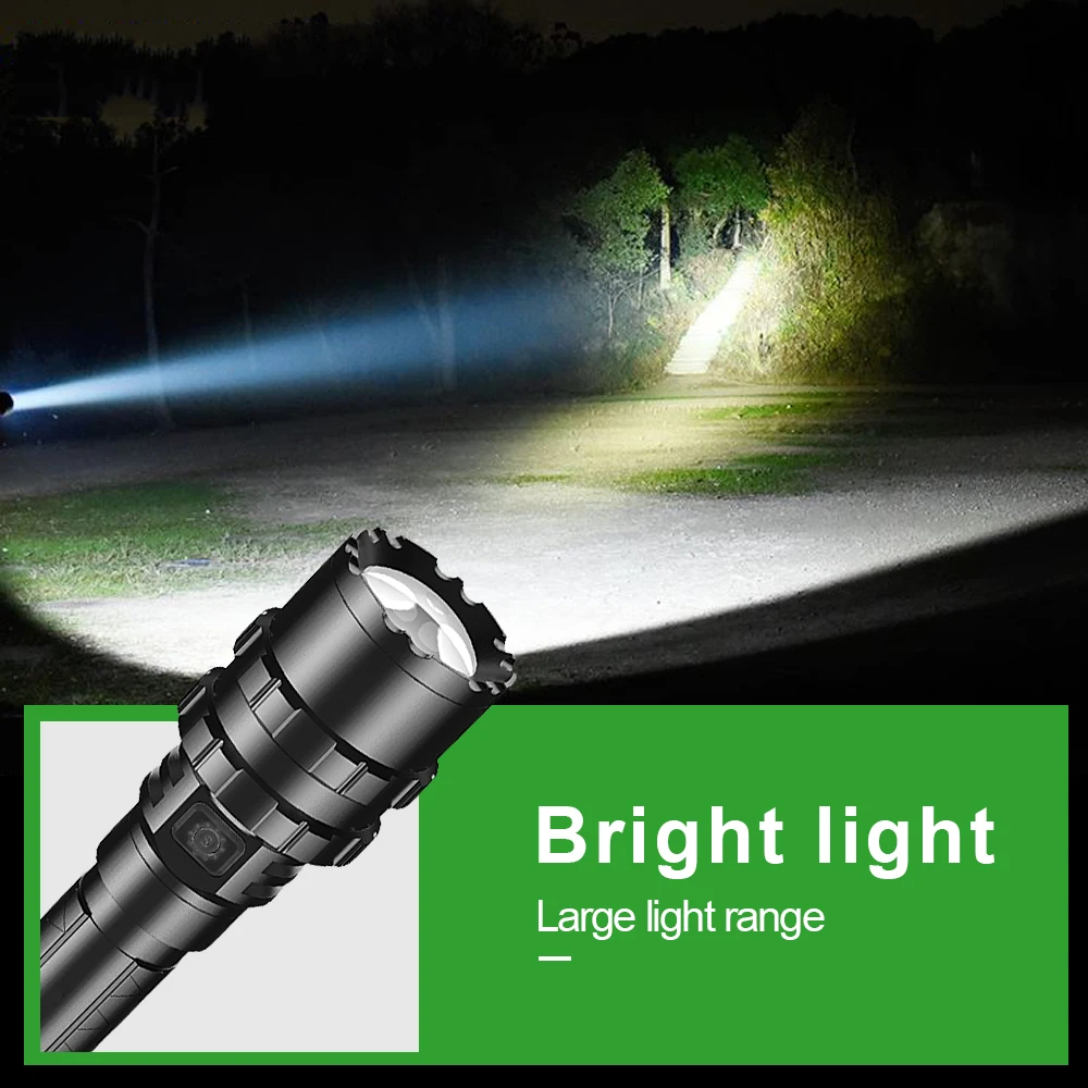 L2 Torch Tactical Flashlight Super Powerful 18650 Waterproof Flashlight Bicycle lantern USB Rechargeable Lamp Hunting Fishing
L2 Torch Tactical Flashlight Super Powerful 18650 Waterproof Flashlight Bicycle lantern USB Rechargeable Lamp Hunting Fishing