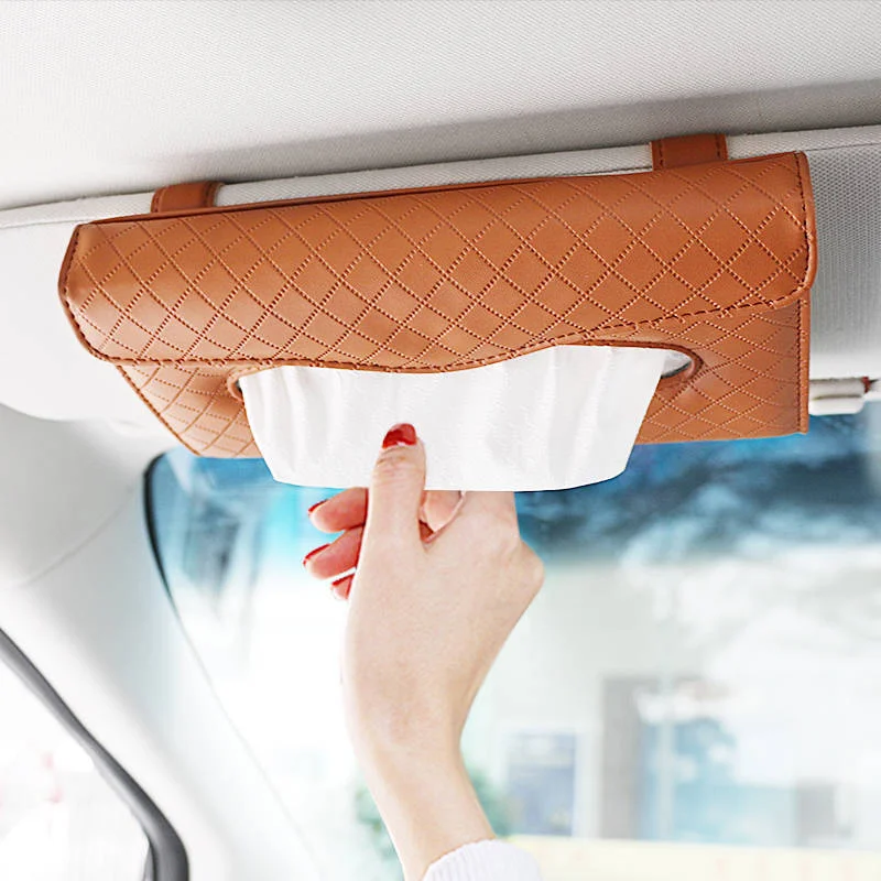Car Tissue Box Holder Sun Visor Armrest Skylight Seat Back Sunroof Hanging Napkin Paper Box Storage Decoration Accessories
Car Tissue Box Holder Sun Visor Armrest Skylight Seat Back Sunroof Hanging Napkin Paper Box Storage Decoration Accessories