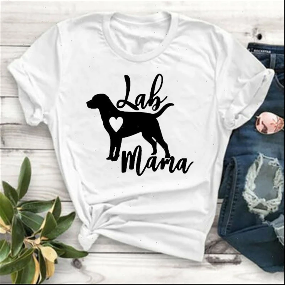 Lab Mama Labrador Retriever T Shirt Letters Printed Women O Neck Casual Funny T Shirt Cute Pet Lover TShirt Dog Mama
Lab Mama Labrador Retriever T Shirt Letters Printed Women O Neck Casual Funny T Shirt Cute Pet Lover TShirt Dog Mama