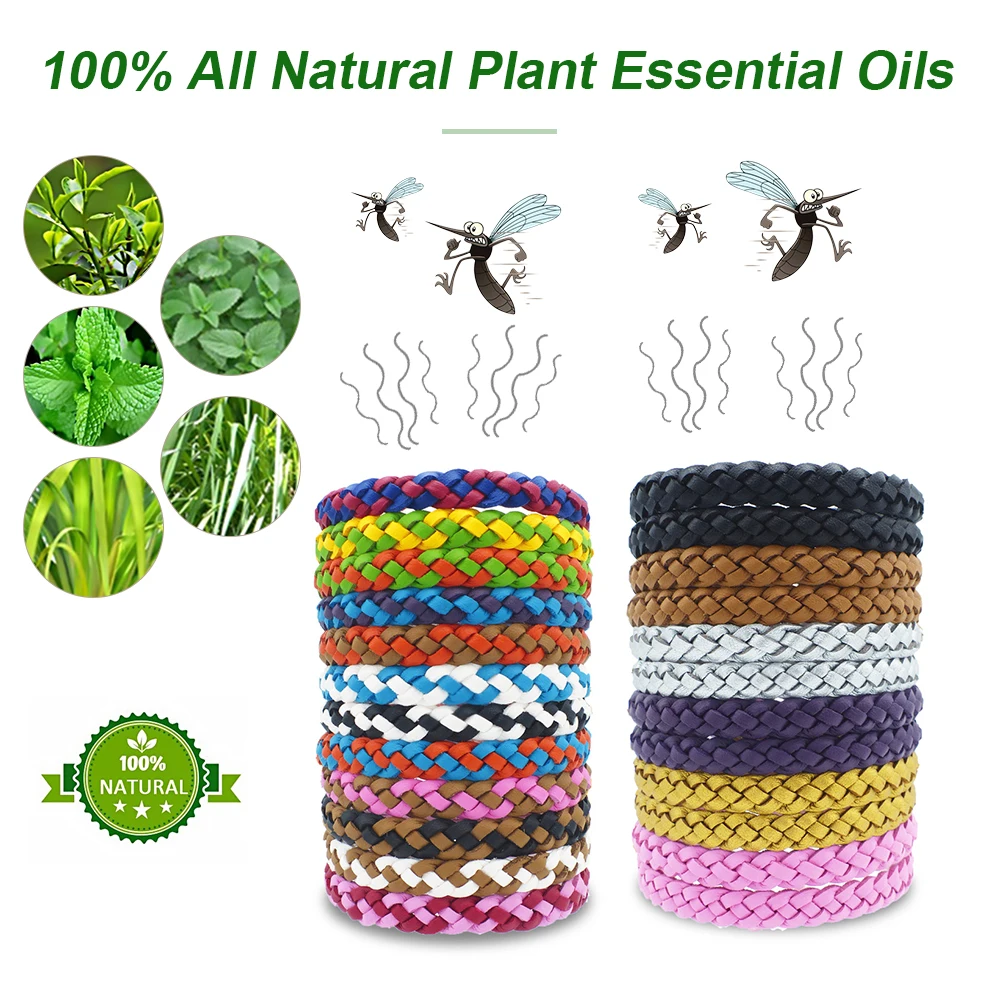 12pcs Leather Mosquito Repellent Bracelet Natural Insect Repellent Bands Outdoor Indoor Adults Kids Insect Protection Wristbands
12pcs Leather Mosquito Repellent Bracelet Natural Insect Repellent Bands Outdoor Indoor Adults Kids Insect Protection Wristbands