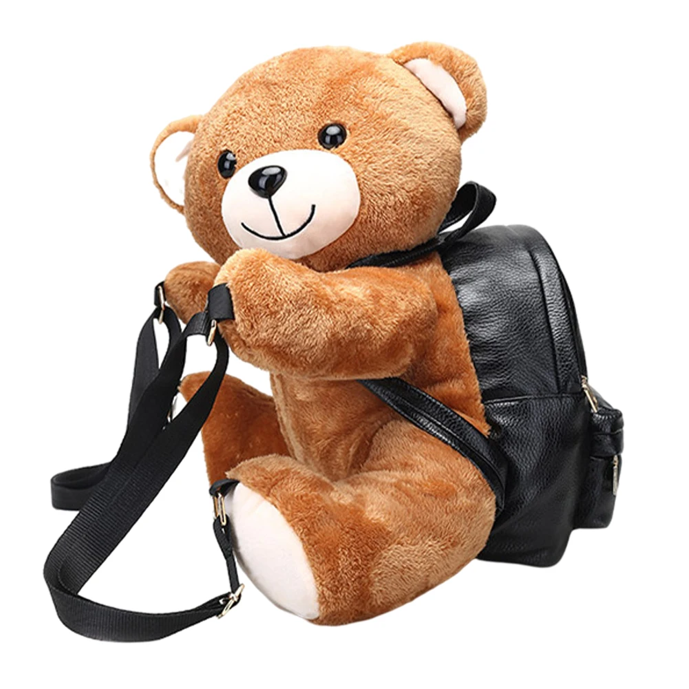 Bear Backpack Cartoon Cute Plush Pack Schoolbag with PU Adjustable Straps Zippered Pocket Xmas Birthday Gifts Toys for Kids
Bear Backpack Cartoon Cute Plush Pack Schoolbag with PU Adjustable Straps Zippered Pocket Xmas Birthday Gifts Toys for Kids