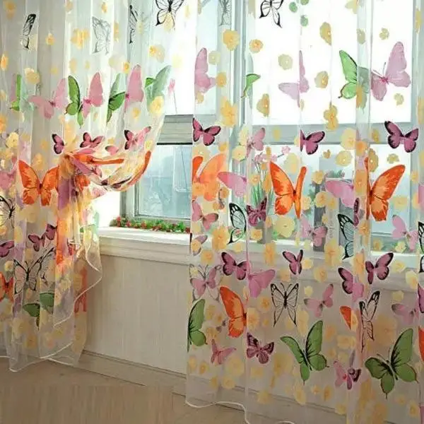 New Transparent Butterfly Blinds for Living Room Bedroom Colorful Voile Tulles Blinds Kitchen Window Treatments Panel Curtains
New Transparent Butterfly Blinds for Living Room Bedroom Colorful Voile Tulles Blinds Kitchen Window Treatments Panel Curtains