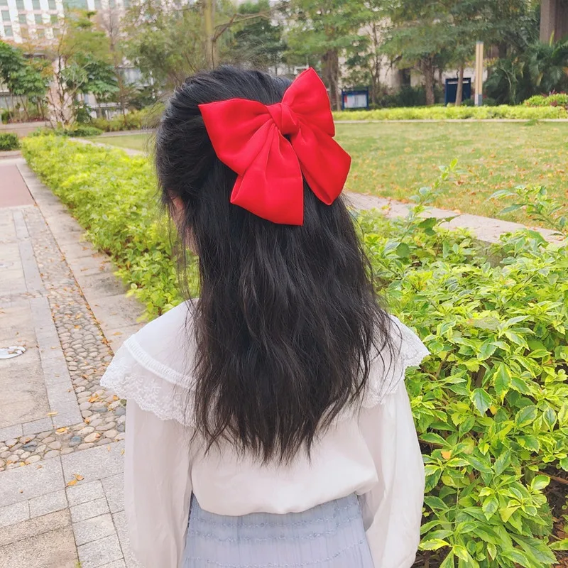 High Quality Soft Chiffon Hairgrips Hair Clip Big Barrettes Bow For Woman Girls Satin Trendy Hairpin 2020 New Hair Accessories
High Quality Soft Chiffon Hairgrips Hair Clip Big Barrettes Bow For Woman Girls Satin Trendy Hairpin 2020 New Hair Accessories