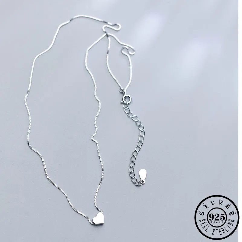 100% 925 Sterling Silver Small Love Heart Shaped Pendant Party Collar Chain Necklace Fine Jewelry for Women Girls Lady
100% 925 Sterling Silver Small Love Heart Shaped Pendant Party Collar Chain Necklace Fine Jewelry for Women Girls Lady