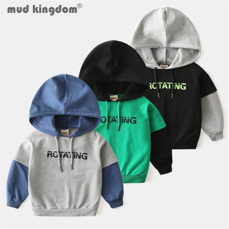 Mudkingdom Boy Hoodies Sweatshirts Casual Letter Patchwork Head Drawstring Long Sleeve Tops for Children Clothing Spring Autumn
Mudkingdom Boy Hoodies Sweatshirts Casual Letter Patchwork Head Drawstring Long Sleeve Tops for Children Clothing Spring Autumn