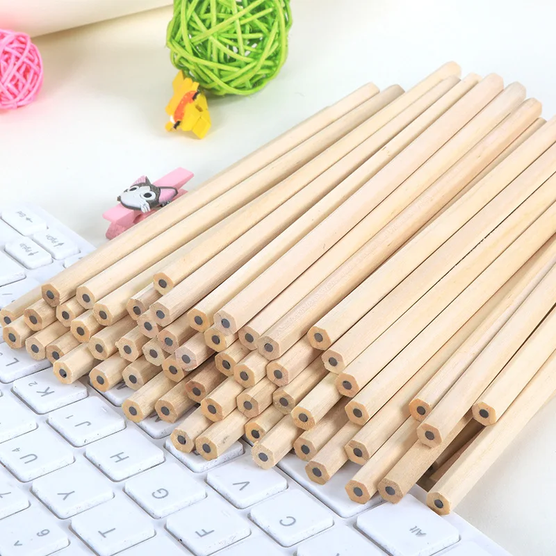 100pcs/ lot Eco-friendly Natural Wood Pencil HB Black Hexagonal Non-toxic Standard Pencil Cute Stationery Office School Supplies
100pcs/ lot Eco-friendly Natural Wood Pencil HB Black Hexagonal Non-toxic Standard Pencil Cute Stationery Office School Supplies