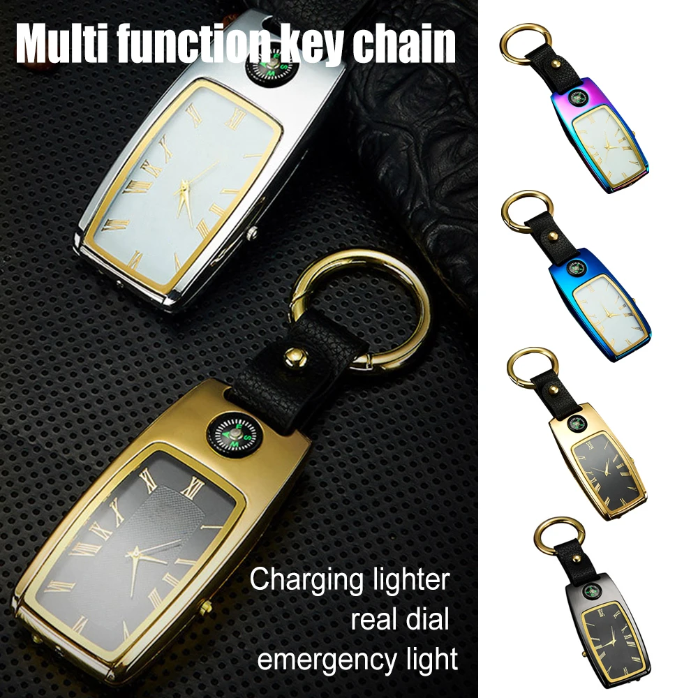 Unique Creative Design USB Rechargeable Watch Flashlight Gadget With Torch Compass & Keychain 4-in-1 Metal Outdoor Tool
Unique Creative Design USB Rechargeable Watch Flashlight Gadget With Torch Compass & Keychain 4-in-1 Metal Outdoor Tool