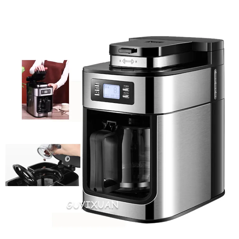 Coffee machine espresso machine freshly ground integrated household small freshly ground bean automatic American coffee machine
Coffee machine espresso machine freshly ground integrated household small freshly ground bean automatic American coffee machine