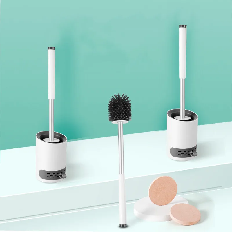 Diatom Mud Toilet Brush Long Handle Soft Hair Toilet Brush Wall-mounted Cleaning Brush Set Quick Drying Bathroom Cleaner
Diatom Mud Toilet Brush Long Handle Soft Hair Toilet Brush Wall-mounted Cleaning Brush Set Quick Drying Bathroom Cleaner