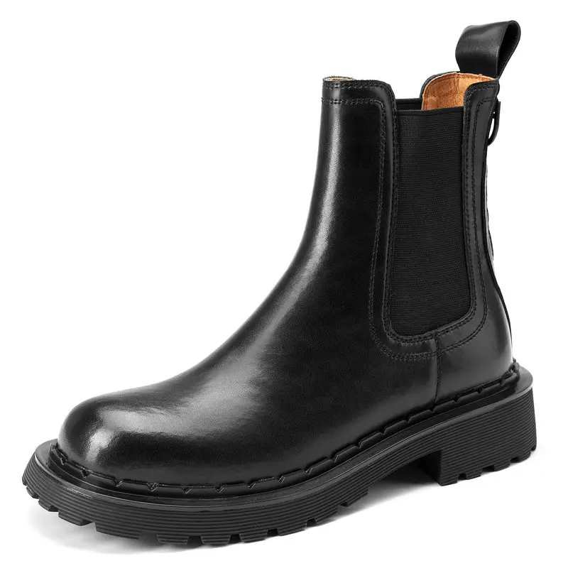 Женские ботильоны на молнии сзади, ботинки из натуральной кожи на толстом каблуке, мотоциклетные ботинки, Осень-зима 2021
Женские ботильоны на молнии сзади, ботинки из натуральной кожи на толстом каблуке, мотоциклетные ботинки, Осень-зима 2021