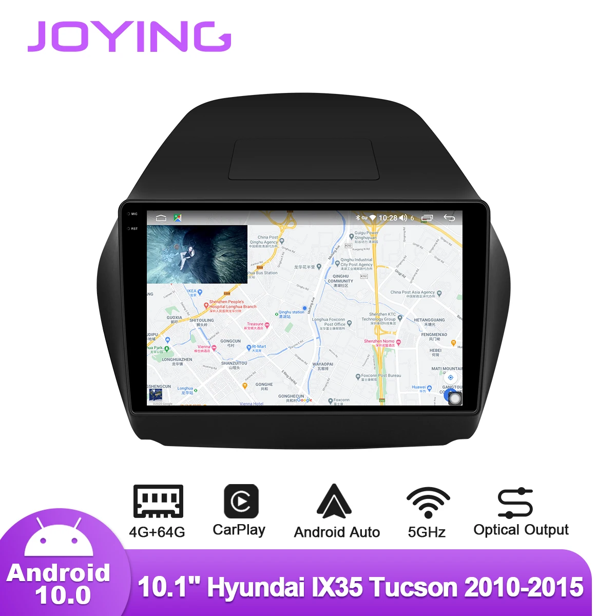 Автомобильное радио Joying Android10.0, 10,1 дюймов, головное устройство, стерео, IPS экран, мультимедийный плеер для Hyundai IX35, Tucson 2010-2015, BT
Автомобильное радио Joying Android10.0, 10,1 дюймов, головное устройство, стерео, IPS экран, мультимедийный плеер для Hyundai IX35, Tucson 2010-2015, BT